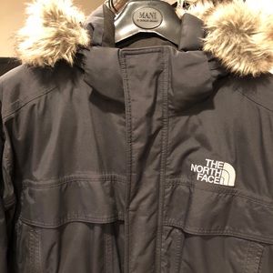 North Face Mens Black Parka - 550 Goose Down - XL